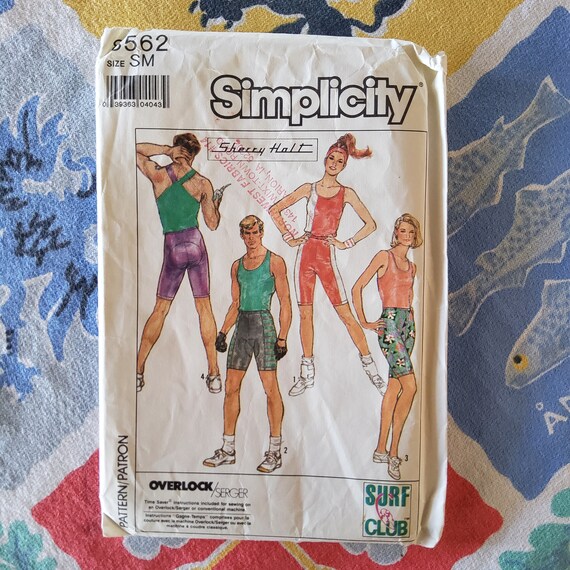 Simplicity 8562 Cut Complete Vintage 80s Sewing Pattern