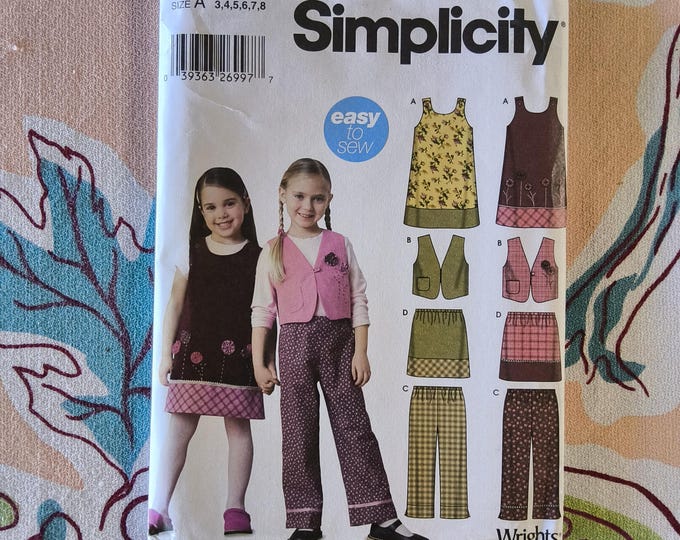 Simplicity 7073 Complete Uncut Factory Folds Vintage Y2K Sewing Pattern ...