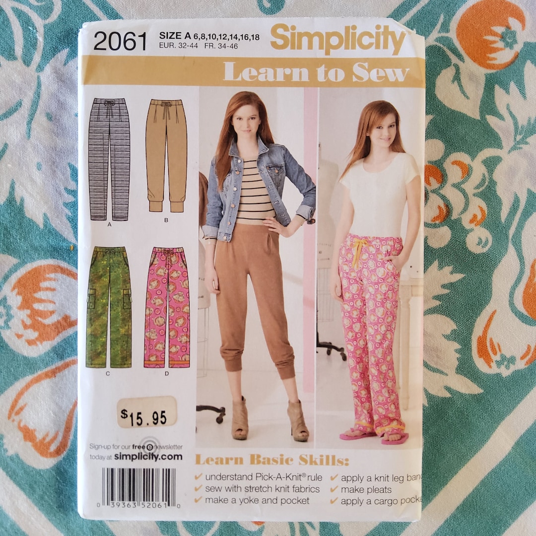 Simplicity 2061 Complete Uncut Factory Folds Sewing Pattern - Etsy