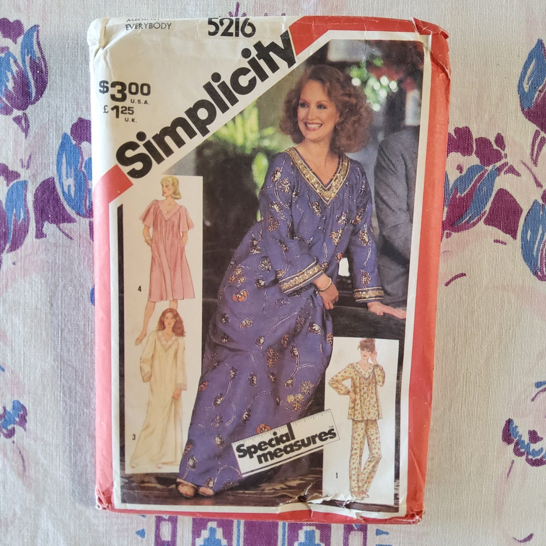 Simplicity 5216 Complete Uncut Factory Folds or Cut Complete Vintage