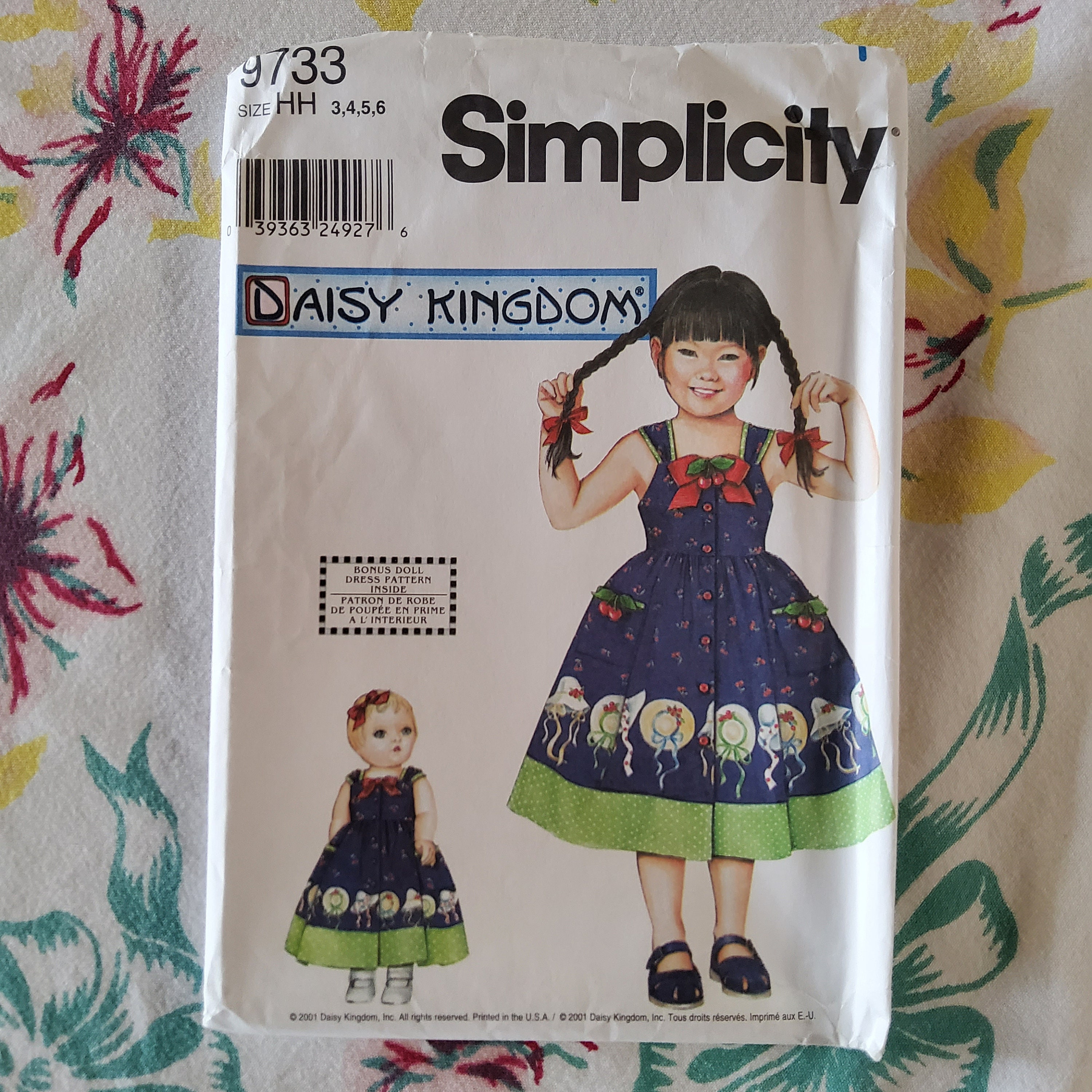 Simplicity 9607 Complete Uncut Factory Folds Sewing Pattern for Dummies  Kisd Summer Tops Shorts Capris Size 3 4 5 6 Chest 22-25 