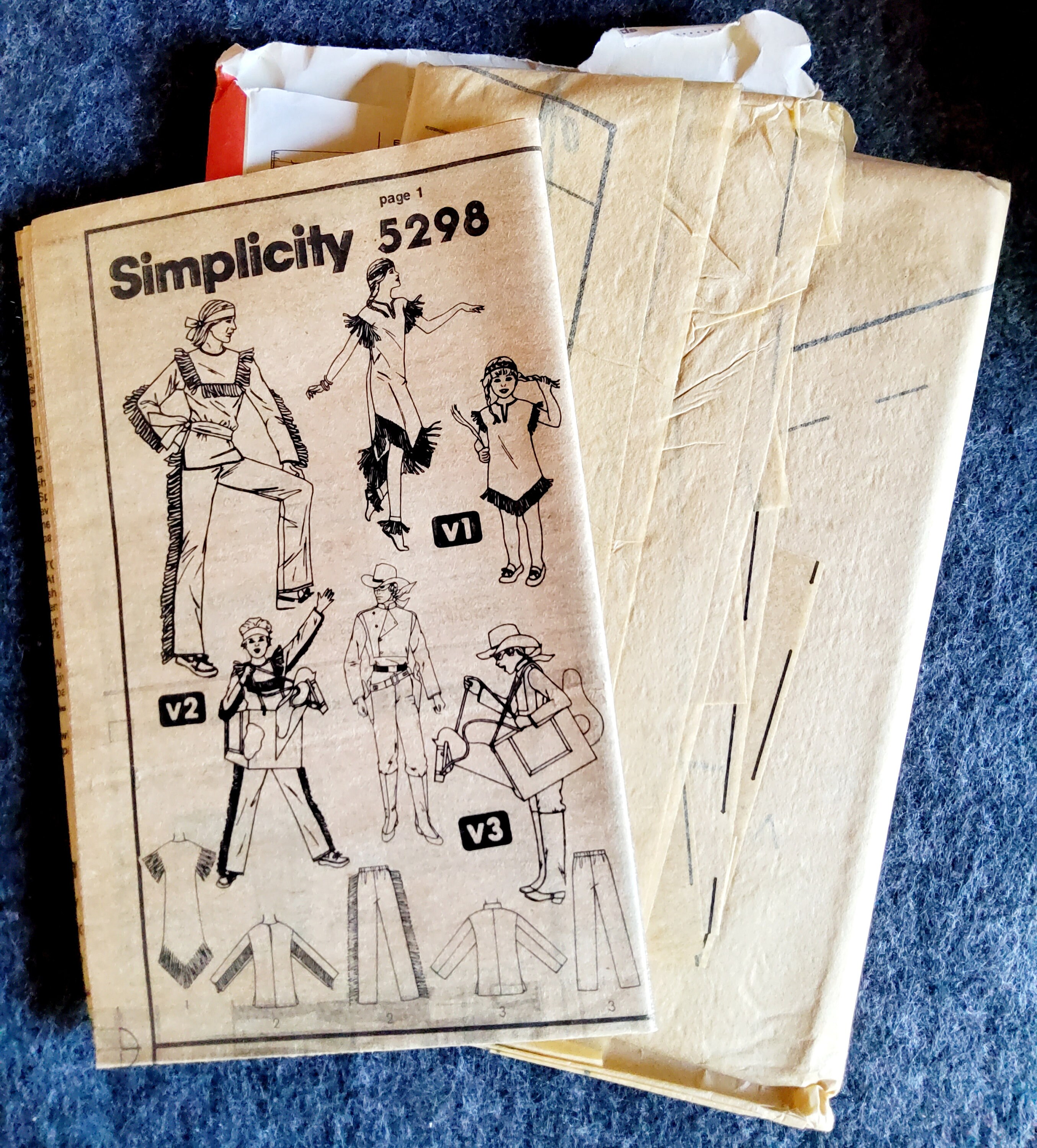 Simplicity 5298 / 9899 Cut Complete or Uncut FF Vintage 80s