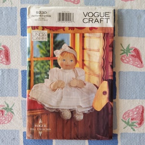 Vogue Craft 9230 Complete Uncut Factory Folds Vintage 90s Sewing Pattern Haunted Windsill Sitter Doll With Painted Face What Could Go Wrong?