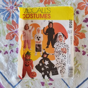 McCall's 5501 Childrens Halloween Costume Sewing Pattern Boys Girls Al