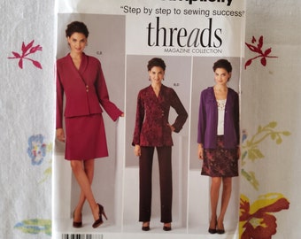 Simplicity 2288 Complete Uncut Factory Folds Sewing Pattern Threads Magazine Collection Suiting Career Options Multiple Sizes Available