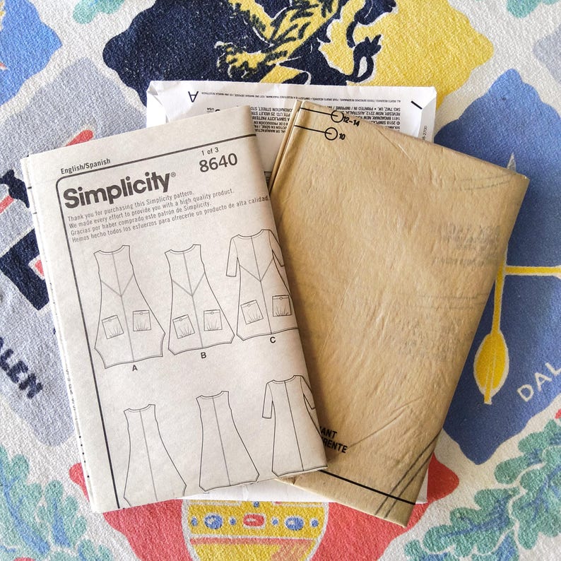 Simplicity 8640 Complete Uncut Factory Folds 2018 Sewing Pattern ...