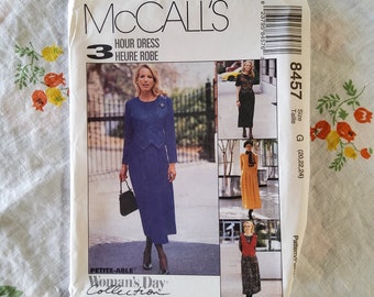 Mccalls 9034 Complete Uncut Factory Folds Vintage 90s Day Career Church Casual  Dress 8 Great Looks 1 Easy Pattern Multiple Sizes Available