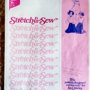 Stretch & Sew 425 Complete Uncut Factory Folds 70s Sewing Pattern Gored Skirts