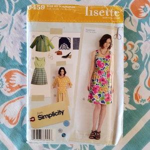 Simplicity 0459 / 2209 Complete Uncut Factory Folds Sewing Pattern Lisette Retro Fabulous Above Knee Dress Boxy Jacket Blouse Sz 14-22 36-44
