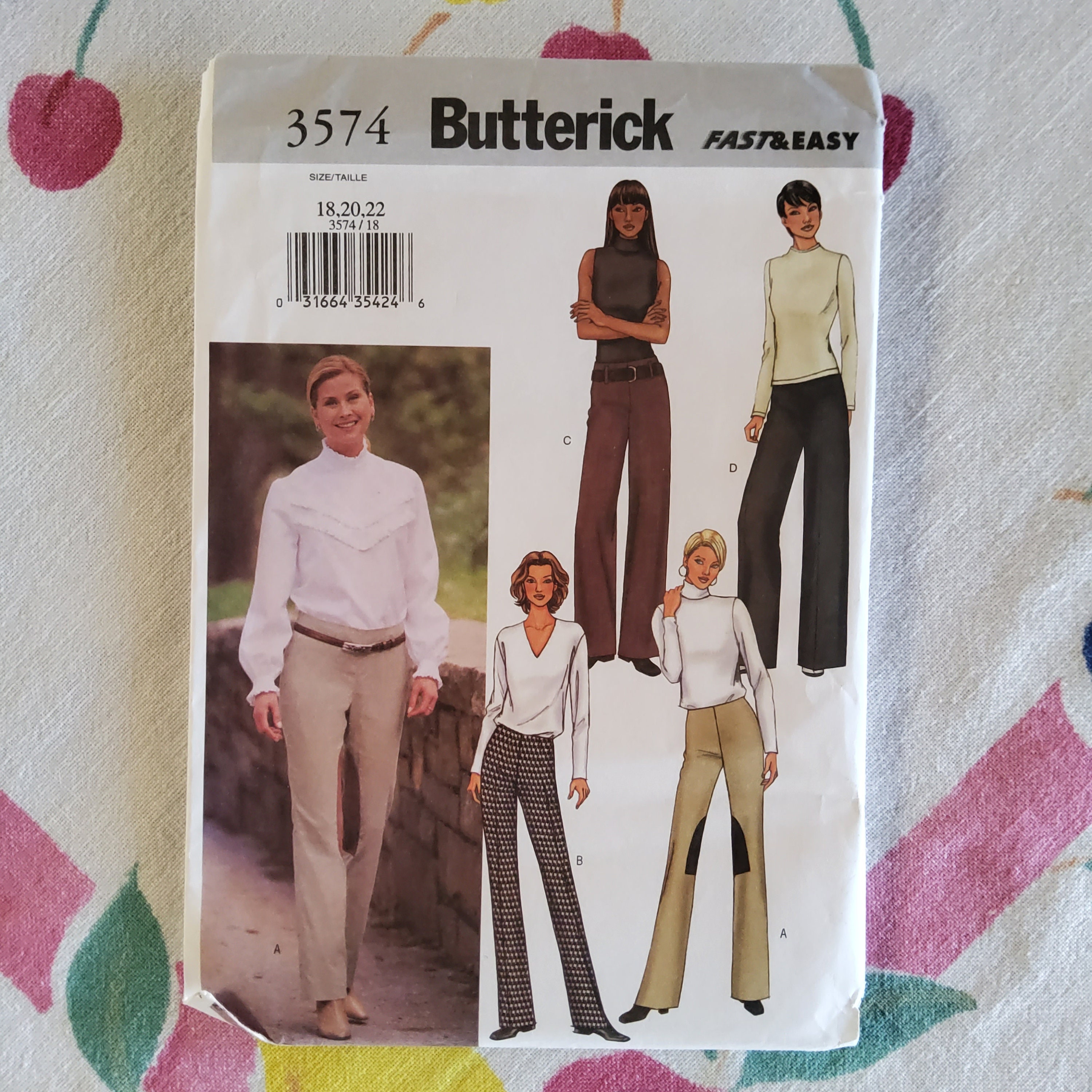 Butterick Pattern: B6137 Misses' Pants | Very Easy — jaycotts.co.uk - Sewing  Supplies