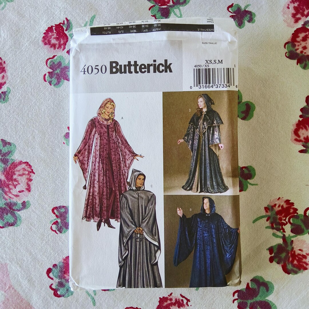 Butterick 4050 Complete Uncut Factory Folds Sewing Costume Pattern ...
