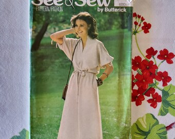 Butterick See & Sew 6001 Complete Uncut Factory Folds Butterick See & Sew 6001 Complete Uncut Factory Folds