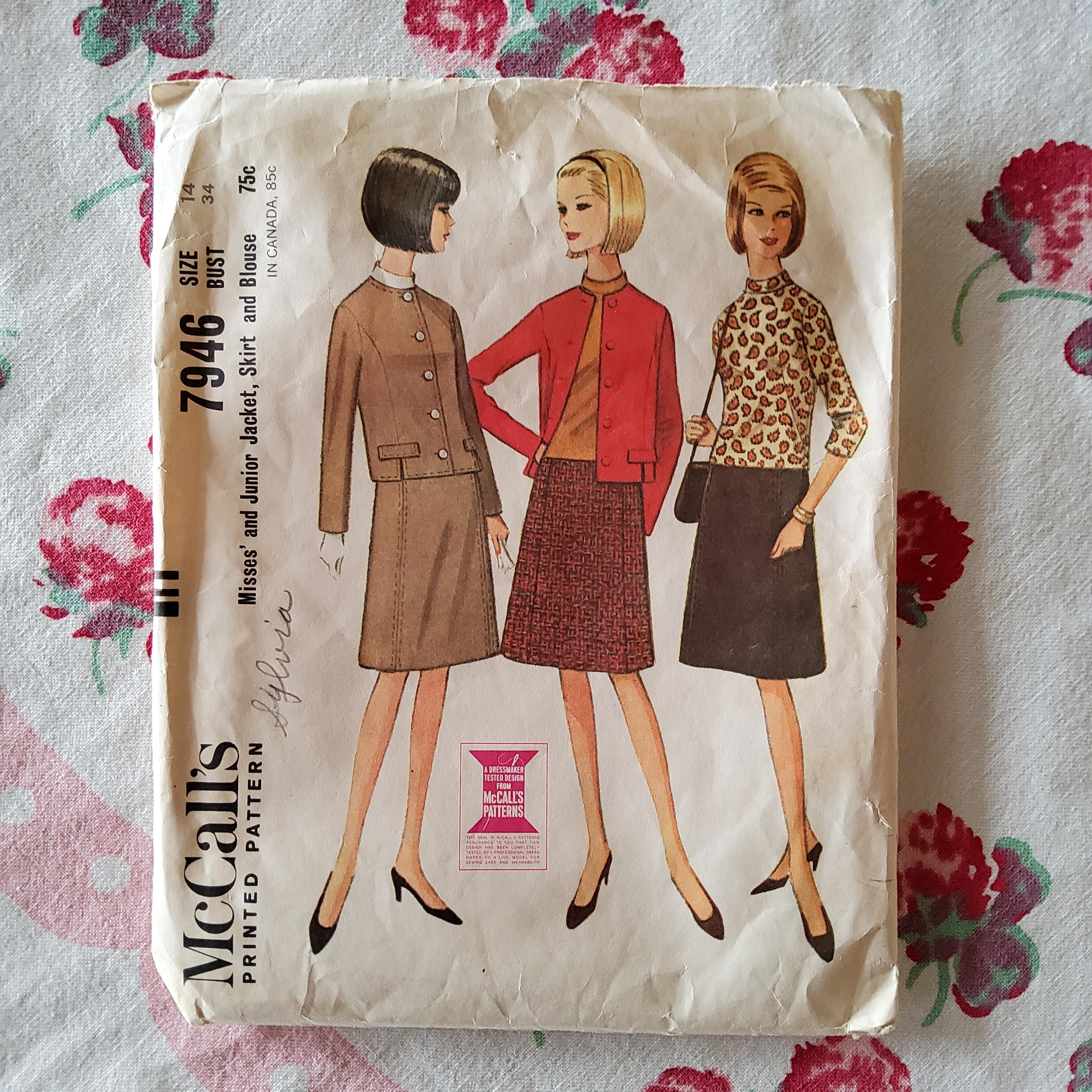 60s Collarless Coat - Etsy