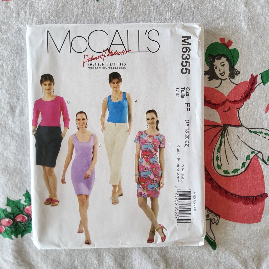 Mccalls 6355 Complete Uncut Factory Folds Sewing Pattern the Etsy