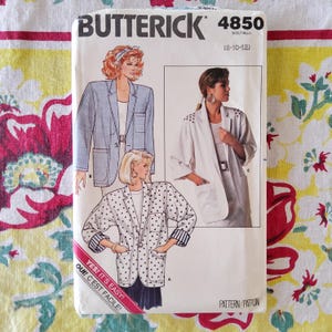 McCalls 4880 Komplett Ungeschnitten Factory Falten Vintage 1990 90er Jahre Schnittmuster Palmer Pletsch Passend Designer Details Blusen Work or Casual 20