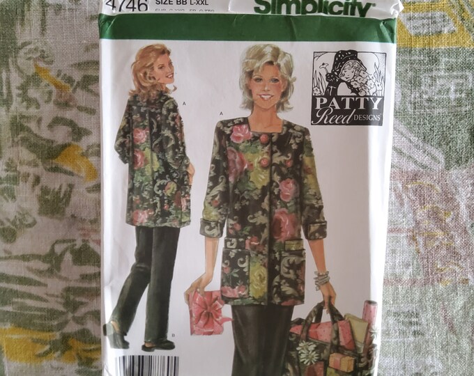 Simplicity 4746 Complete Uncut Factory Folds Patty Reed Designs Sewing ...