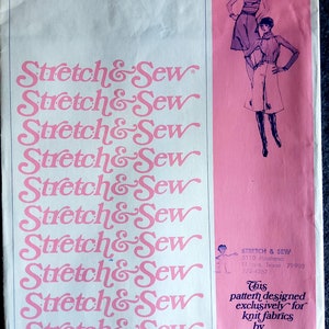 Stretch & Sew 735 Complete Uncut Factory Folds Vintage 70s Ann Person Sewing Pattern Pants Skirt and Gaucho Hip Size 30-40