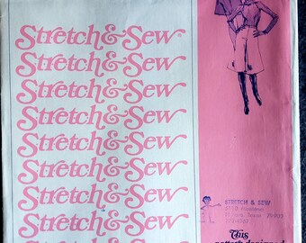 Stretch & Sew 735 Complete Uncut Factory Folds Vintage 70s Ann Person Sewing Pattern Pants Skirt and Gaucho Hip Size 30-40