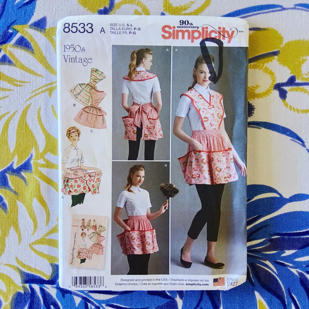 Simplicity 8533 Complete Uncut Factory Folds Retro 50s Reprint Sewing ...