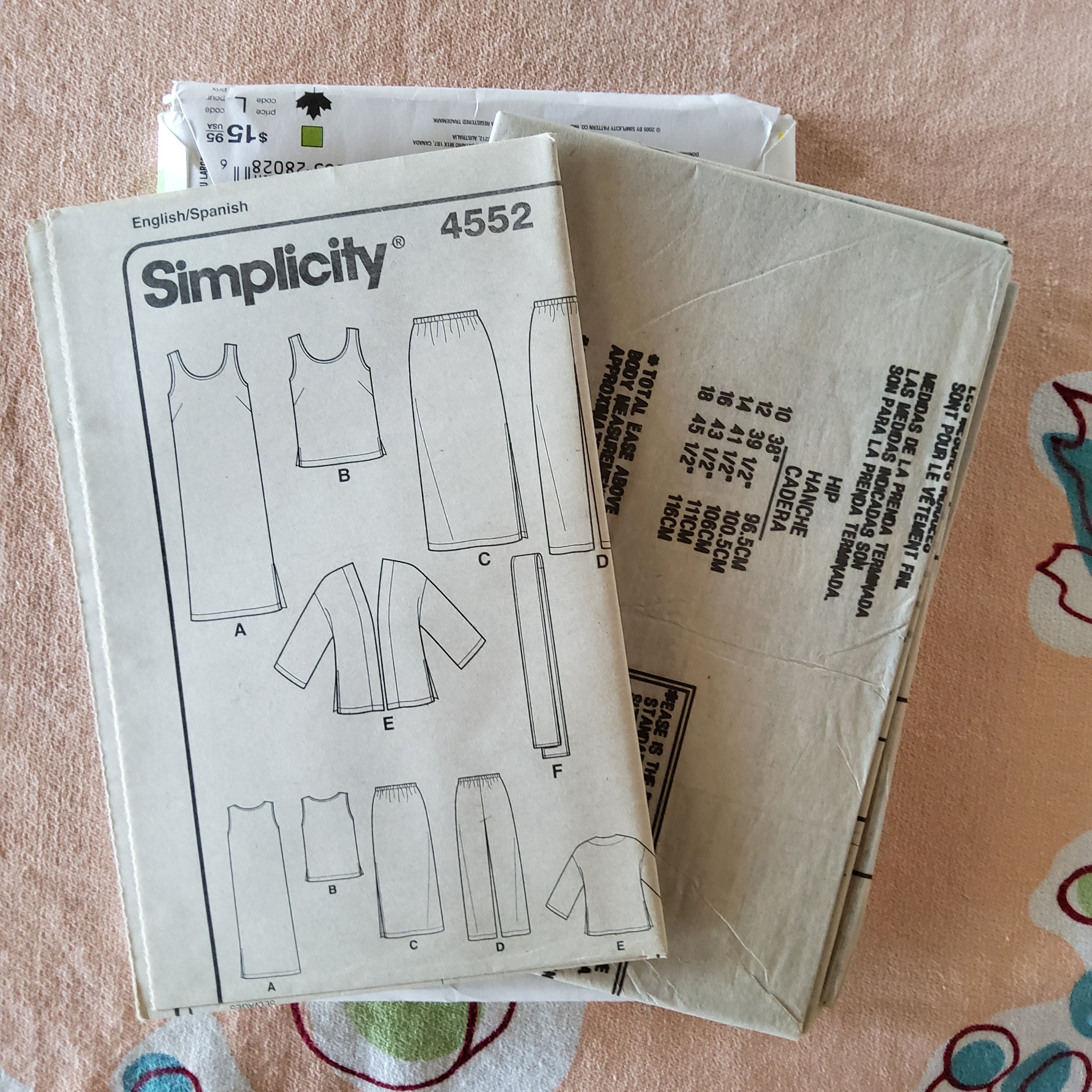 31+ simplicity sewing pattern 4552