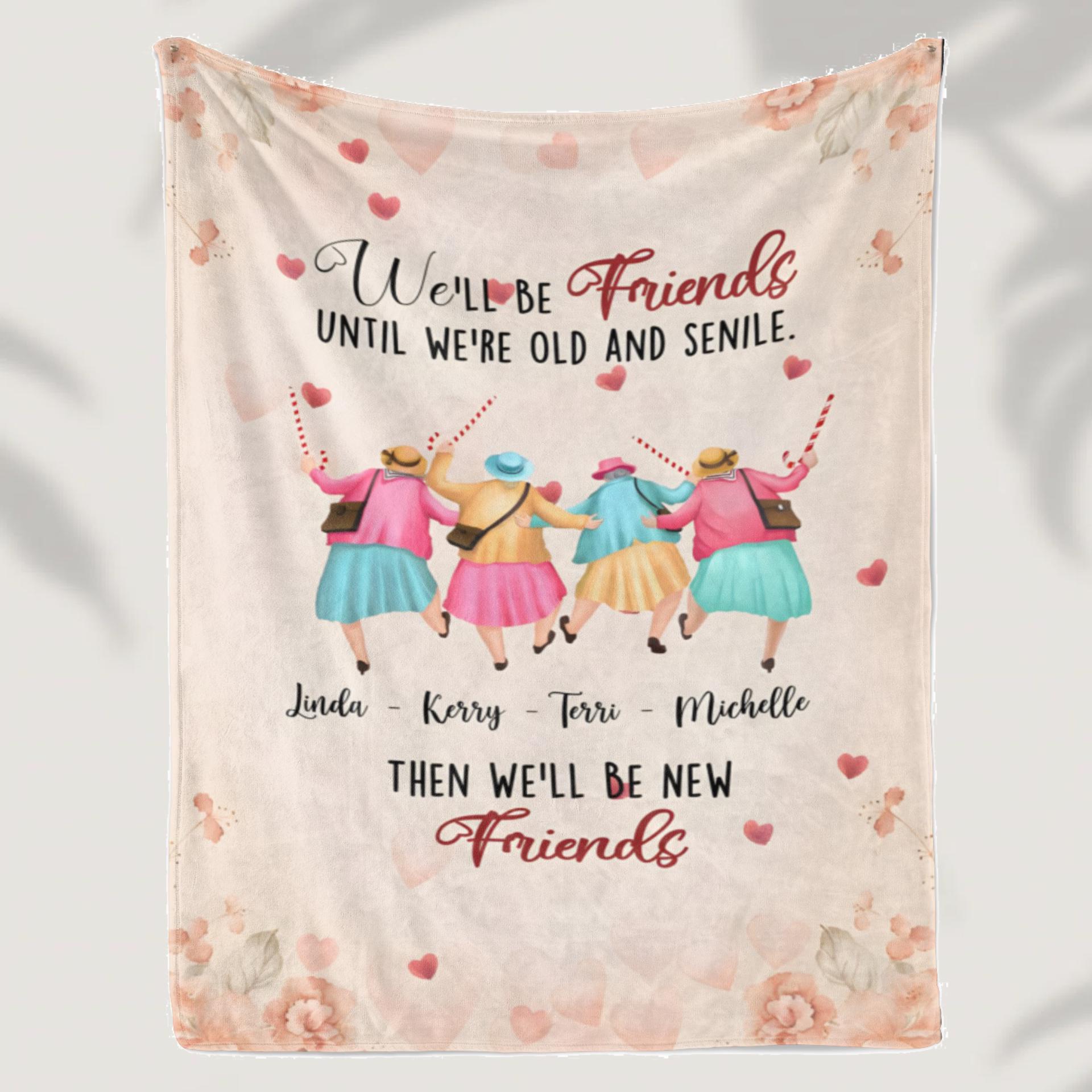Couverture Personnalisée We Are More Than Besties A Good Iend Blanket Soul Sister Gift Travel 4920