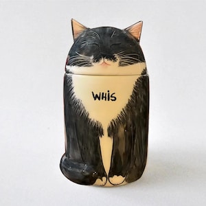 Custom Ceramic Pet Urn with Semi-spherical cover, Handmade Cat Name Urn, Memory Gift for Pet Lover, Pet Loss Gift, Cat and Dog Mom Lover