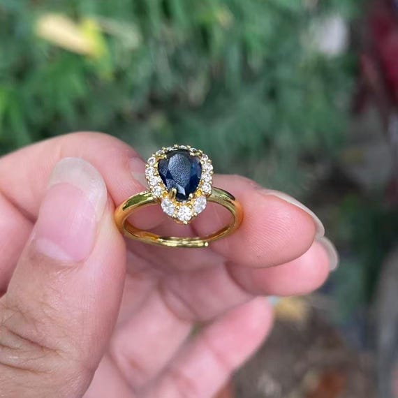 Handcrafted Exquisite Adjustable copper Ring Beau… - image 9