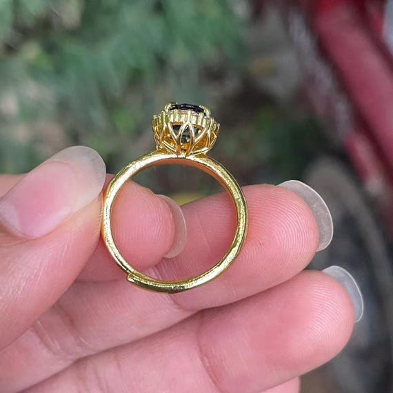 Handcrafted Exquisite Adjustable copper Ring Beau… - image 3