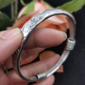 Laos silver bracelet - Etsy 日本