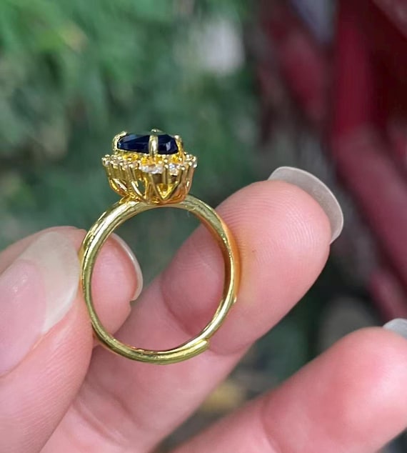 Handcrafted Exquisite Adjustable copper Ring Beau… - image 5