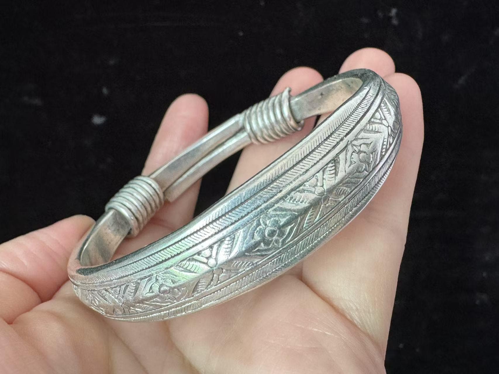 Antique silver arm cuff - Etsy 日本