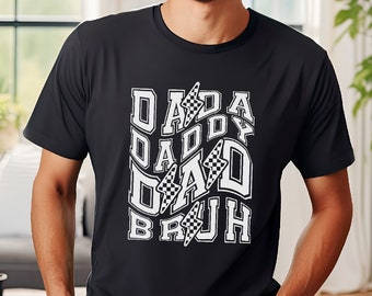 Dada Daddy Dad Bruh Shirt Lightning Bolt Shirt Dada Shirt Daddy Expecting Dad Best Dad Ever Shirt New Dad Gift from Kids Bonus Dad Shirt