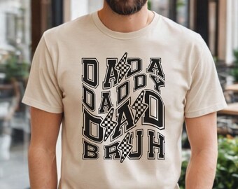 Dada Daddy Dad Bruh Shirt Dada Shirt Lightning Bolt Shirt Daddy Expecting Dad Best Dad Ever Shirt New Dad Gift from Kids Bonus Dad Shirt