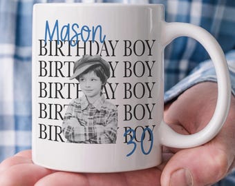30th Birthday Photo Mug For Him Custom 30th Male Birthday Gift Chapter 30 Gifts For Men