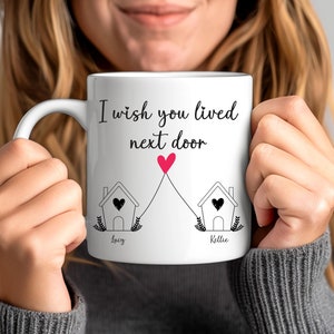 Long Distance Friend Custom Name Mug Best Friends Mug Bestie Coffee Mug Best Friend Gift Besties Mug Moving Away Gift Best Friends Forever
