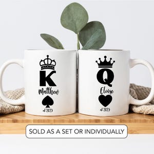 Couples Personalized Mug Set Gift Girlfriend and Boyfriend Couple Est Mugs Gift Mr And Mrs Mugs Anniversary Gift Valentines Couple Gift