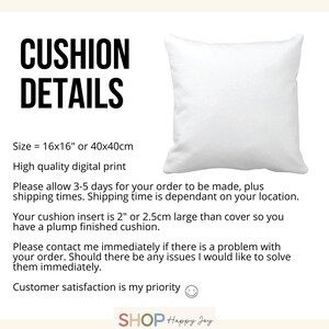 Girls Custom Name Pillow, Personalised Rainbow Cushion, Custom Throw Pillow, Rainbow Nursery Decor, Flower Daisy Pillow, Reading Nook Pillow image 6