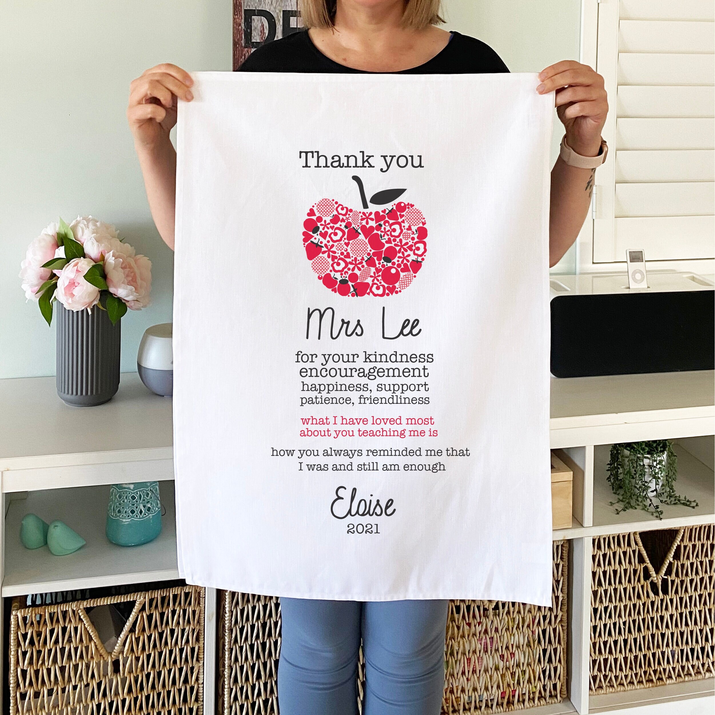 Serviette À Thé Personnalisée,