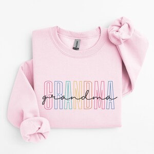 Grandma Sweatshirt First Time Grandma Gift From Grandkids Promoted To Grandma Birthday Gift Grammy Sweater Grandma Mothers Day Sweatshirts