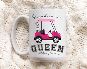 Taza de golf personalizada Taza para golfista Regalo divertido y personalizado para amantes del golf Regalo de golf para mujeres Regalo del Día de la Madre Taza para abuela Gigi Mimi Taza para mamá deportista