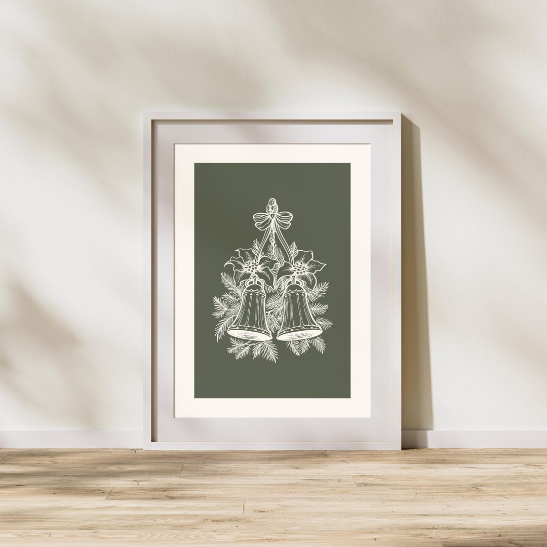 Christmas Bells | Holiday Collection | Printable Wall Art | Digital ...