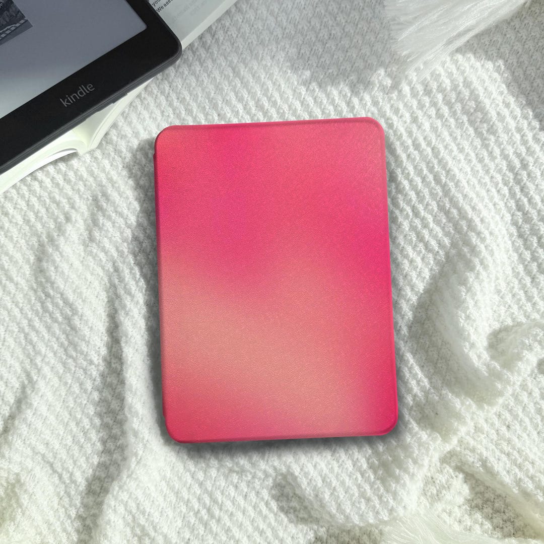 Pink Cosmo Magnetic Detachable Kobo Case With Strap Kindle Case Clear ...