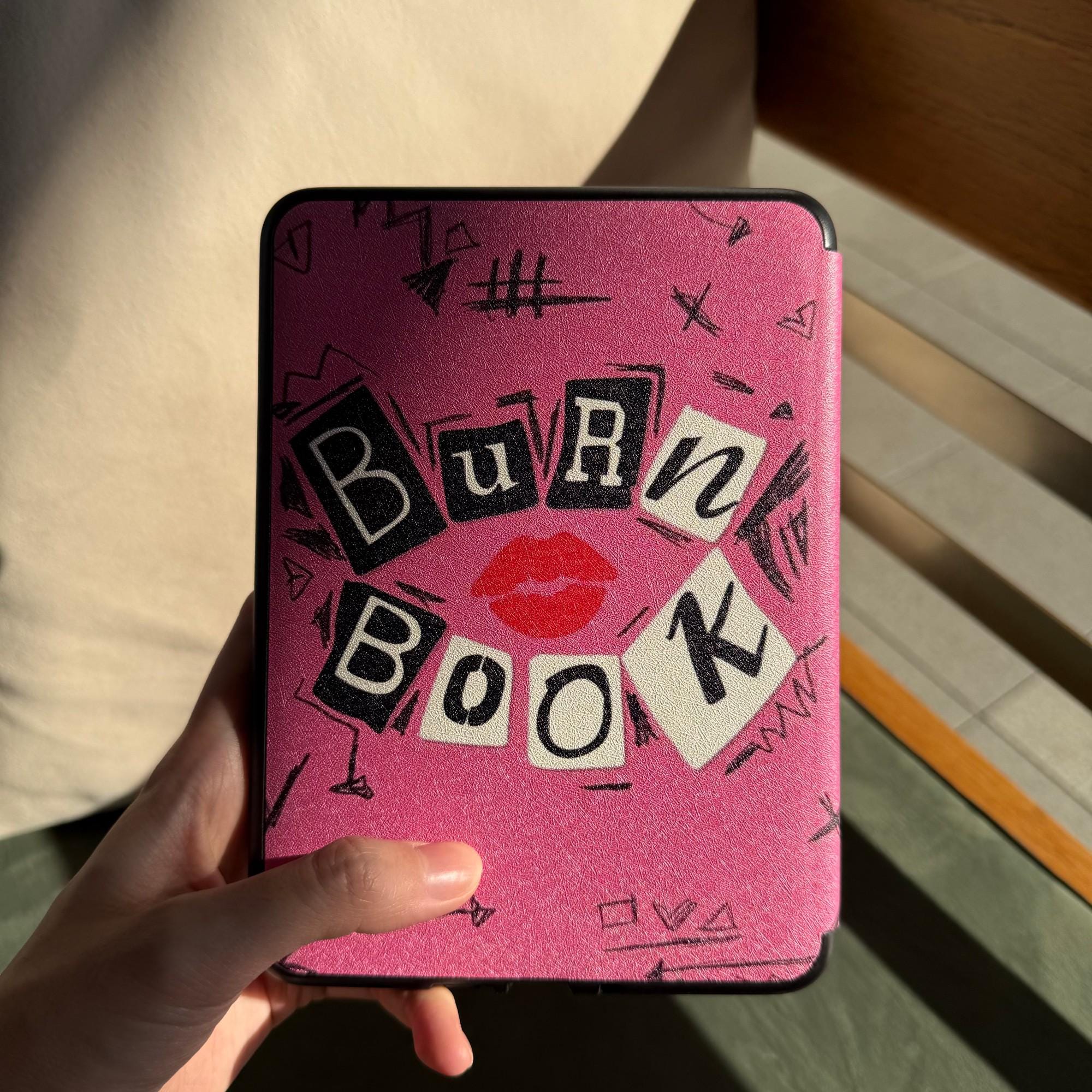 Burn Book Kobo Case With Strap Hot Pink Kindle Girlie Cover Nastalgia ...
