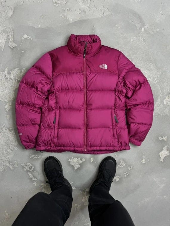 Pink nuptse discount