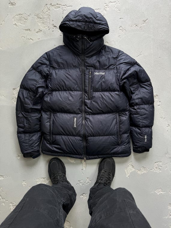 Vintage Marmot Puffer Jacket Mens Size L Etsy