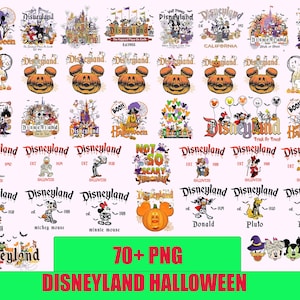 80+ Disneyland Halloween PNG Bundle, Mouse And Friends Halloween, Disney Halloween Png, Trick Or Treat, Family Trip 2025, Halloween Party