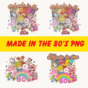 80年代製PNG、80年代の漫画バンドルPNG、漫画の友達PNG、80年代の親友PNG、イチゴPNG、80年代のレインボーPNG、80年代の誕生日パーティーPNG