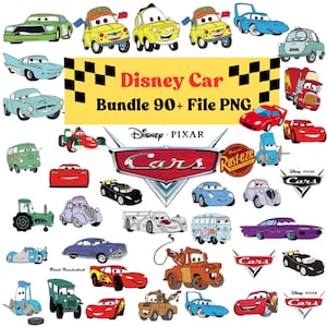 Cars PNG, Cars Bundle, Cars shirt cake topper, Planes and Cars Birthday Bundle, Lightning Mcqueen Mater, Planes PNG Instant Download