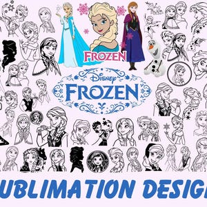 70+ Frozen Svg Png Bundle, Frozen Svg, Frozen Png, Frozen Clipart, Frozen Birthday Png, Disney Princess Png, Anna Elsa Olaf, EXF,EPS Digital
