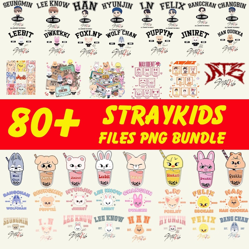 Stray Kids Vinyl Png - Etsy